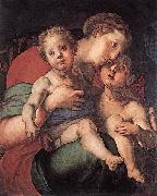 Jacopo Pontormo Madonna and Child with the Young St John china oil painting artist